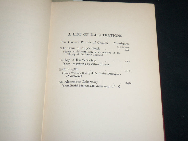 1926 SOME NEW LIGHT ON CHAUCAR HARDCOVER BOOK BY JOHN MATTHEWS MANLY - KD 6662