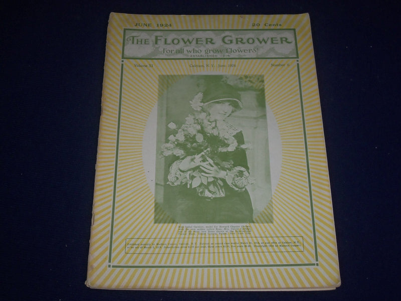 1924 JUNE THE FLOWER GROWER MAGAZINE - MISS ISABEL GARDERN - ADS - J 1205