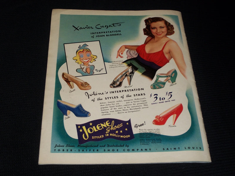 1942 MARCH SCREEN GUIDE MAGAZINE - ANN SHERIDAN NICE FRONT COVER - E 2736