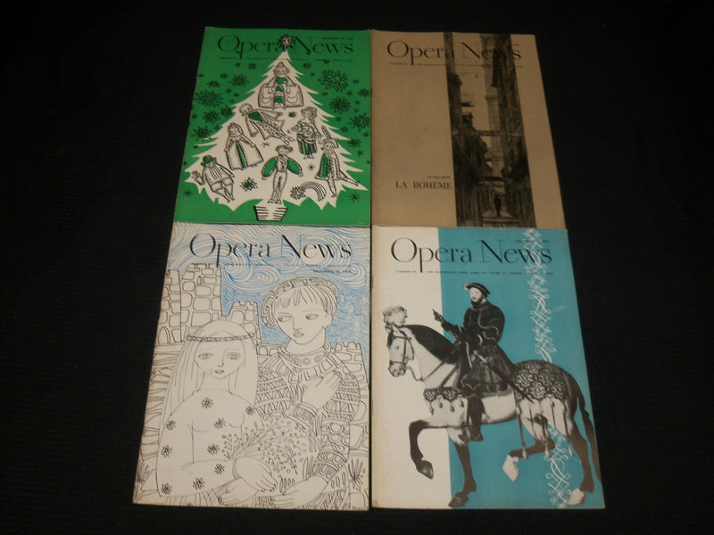 1953 OPERA NEWS MAGAZINE LOT OF 22 DIFFERENT ISSUES - O 2805J