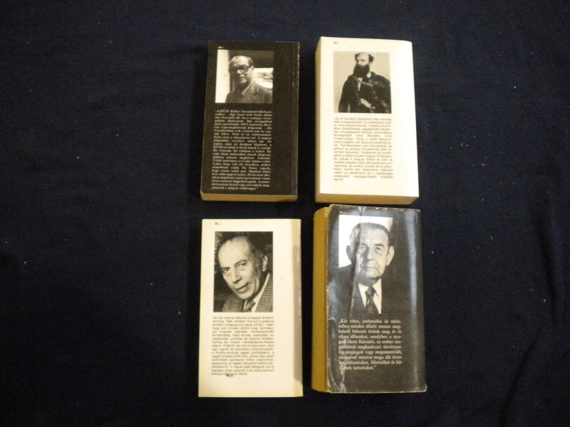 1978-1987 HUNGARIAN SOFTCOVER BOOKS - LOT OF 4 - KD 8070