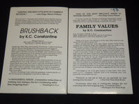 1997-1998 K. C. CONSTANTINE NOVELS LOT OF 2 - SOFTCOVER - BRUSH BACK - KD 4270T