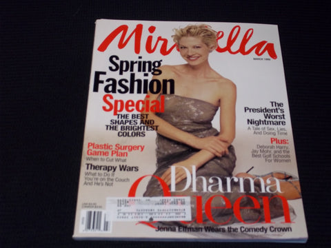1999 MARCH MIRABELLA MAGAZINE - JENNA ELFMAN FRONT COVER - E 13734