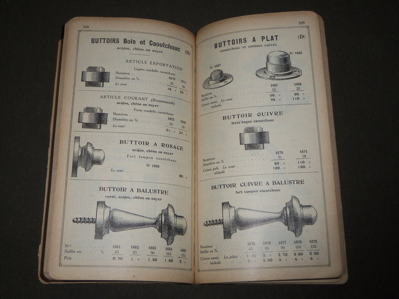 1914 A. CERNEAU FABRIQUE DE CUIVRERIE ET QUINCAILLERIE FRENCH CATALOGUE - FR 725