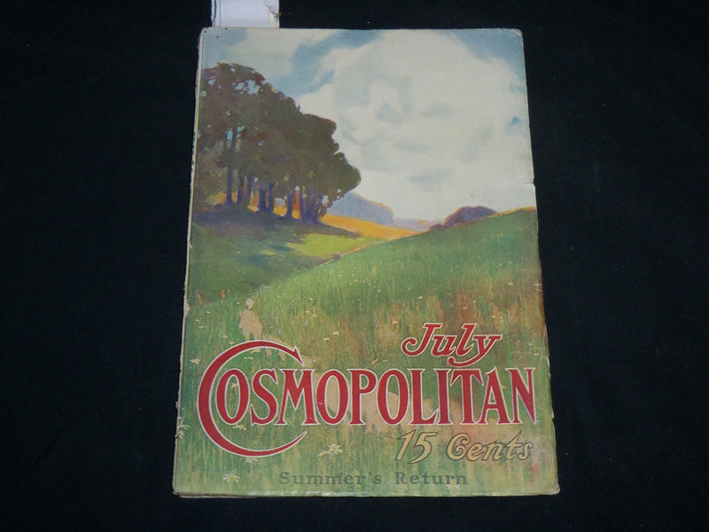 1908 JULY THE COSMOPOLITAN MAGAZINE - SUMMER'S RETURN - NICE ADS - J 6693