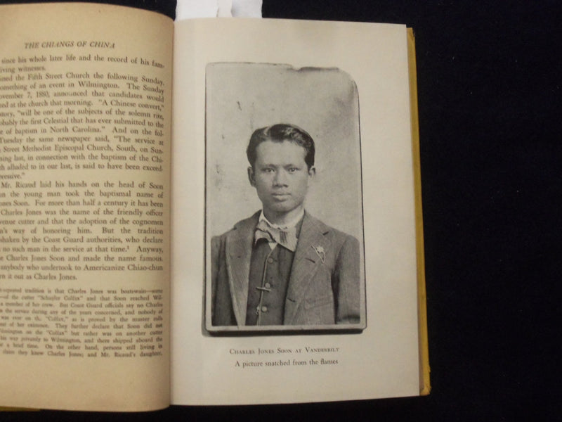 1943 THE CHIANGS OF CHINA HARDCOVER BOOK BY ELMER T. CLARK - KD 8442