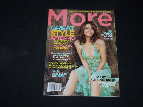 2005 SEPTEMBER MORE MAGAZINE - MARY STEENBURGEN COVER - B 276