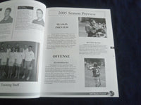 2005 NOV 12 FOOTBALL PROGRAM - RHODES COLLEGE VS SAWANEE UNIV OF SOUTH- SP 1217N
