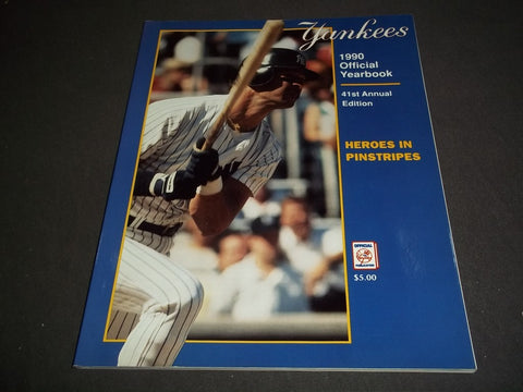 1990 NEW YORK YANKEES YEARBOOK - DON MATTINGLY - II 7242