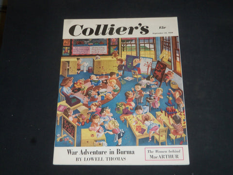 1950 SEPTEMBER 23 COLLIER'S MAGAZINE - WAR ADVENTURE IN BURMA - SP 8359