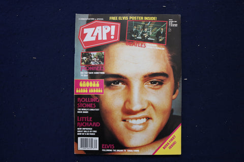 1987 SPRING ZAP! MAGAZINE - ELVIS PRESLEY COVER - E 18565