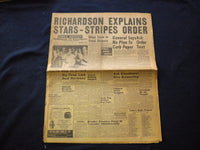 1946 JAN 11 THE HONOLULU ADVERTISER NEWSPAPER- RICHARDSON STARS-STRIPES- NP 6027