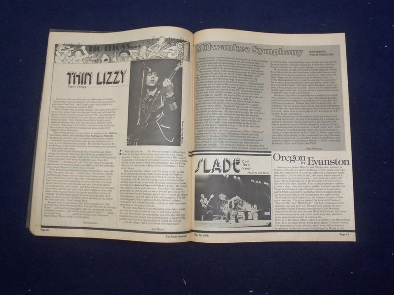 1976 MAY 14 BUGLE AMERICAN MAGAZINE - THE STORY OF THE WEATHERPEOPLE - J 9443