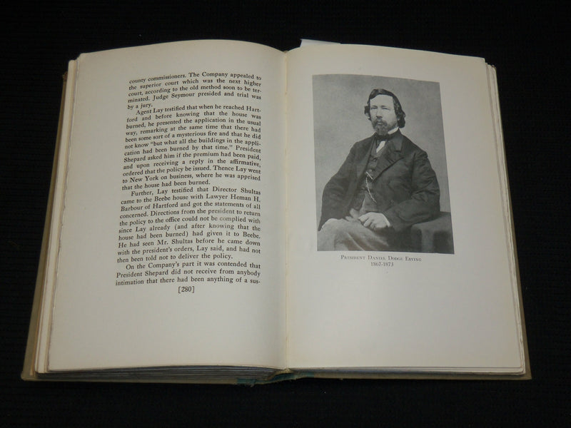 1931 A CENTURY IN HARTFORD MUTUAL INSURANCE COMPANY HISTORY BOOK - KD 7398