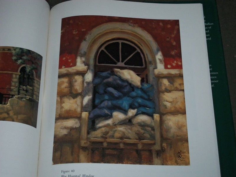 2000 RUINED LANDSCAPES PAINTINGS OF BALKAN WAR ZONE ILLUSTRATED BOOK - KD 1092