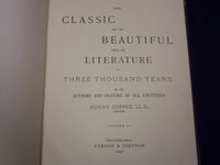 1896 THE CLASSIC & THE BEAUTIFUL FROM LITERATURE COPPEE LOT OF 6 VOLUMES- KD 794