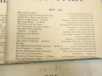 1906 THE ATLANTIC MONTHLY MAGAZINE LOT OF 10 - NICE STORIES & ARTICLES - WR 334