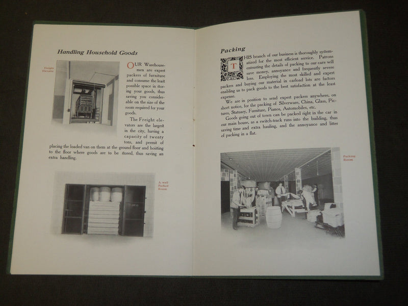 1900'S HARDER'S FIRE PROOF STORAGE & VAN COMPANY CATALOG - CHICAGO ILL - J 3476
