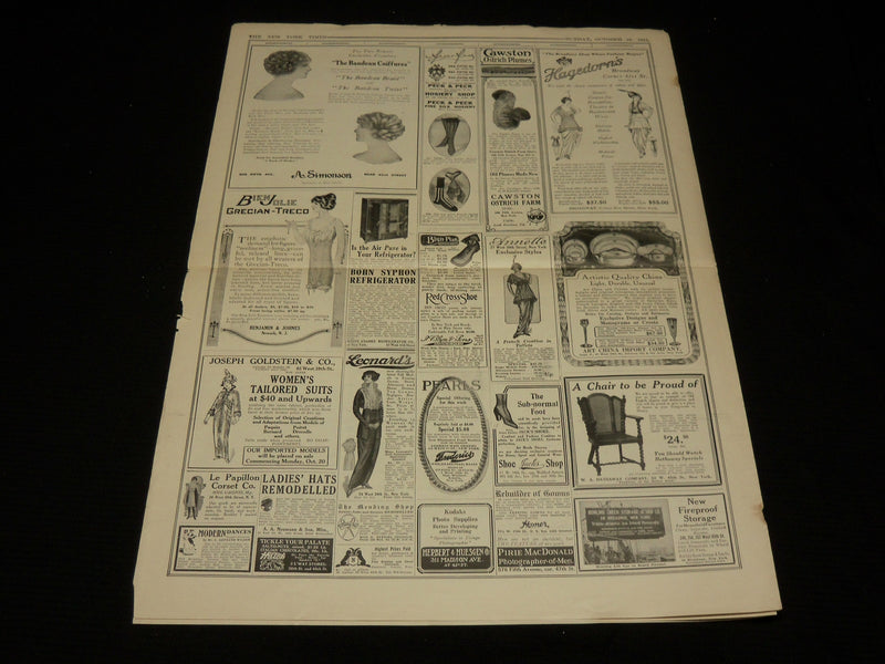 1913 COTOBER 19 NEW YORK TIMES PICTURE SECTION - MANHATTAN AERIAL RACE - NP 5616