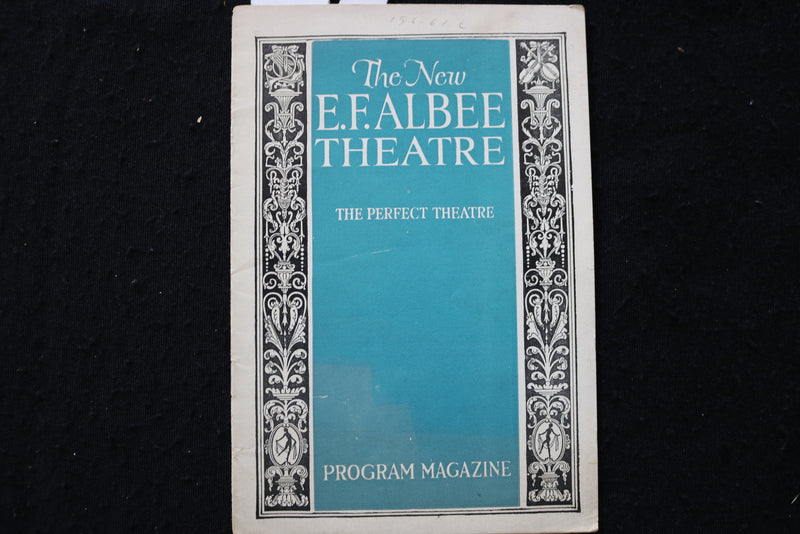 1927 NOVEMBER THE NEW E. F. ALBEE THEATRE PROGRAM - WILLIAM BOYD - K 1809