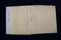 1950'S WESTINGHOUSE RADIO SERVICE NOTES - LOT OF 10 - K 762