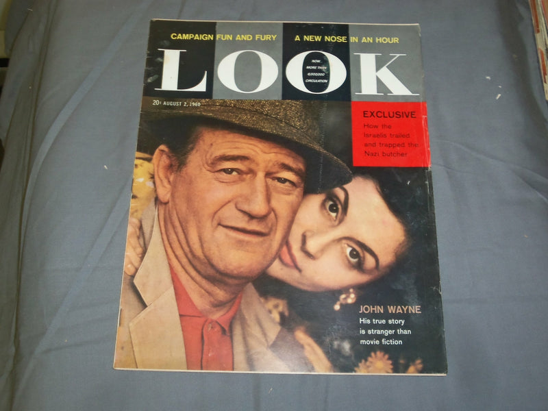 1960 AUGUST 2 LOOK MAGAZINE - JOHN WAYNE - LK 12