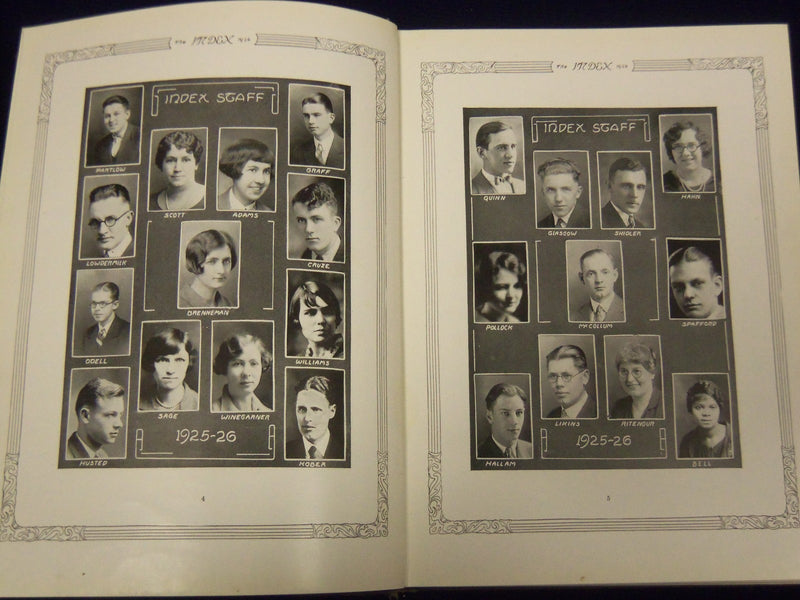 1926 THE INDEX ILLINOIS STATE UNIVERSITY YEARBOOK VOL. 36 - NORMAL IL - YB 258