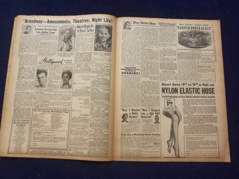 1955 JAN 16 SUNDAY MIRROR NEWSPAPER - NEW V-TRIAL TO NAME 'CLIENTS' - NP 6739