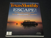 2000 JUNE TEXAS MONTHLY MAGAZINE - ESCAPE FRONT COVER - E 7427