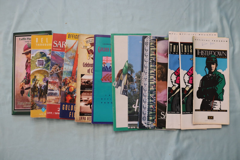 1990-2007 ASSORTED HORSE RACING PROGRAMS - LOT OF 13 - O 3958