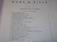 1932 CHRISTMAS HOME & FIELD MAGAZINE - BEAUTIFUL FRONT COVER & ADS - E 2727