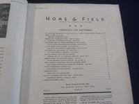 1930 SEPTEMBER HOME & FIELD MAGAZINE - GREAT PHOTOS, STORIES & ADS - SP 1223Q