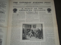 1902 JULY 12 THE SATURDAY EVENING POST MAGAZINE - ILLUSTRATED COVER- SP 1050