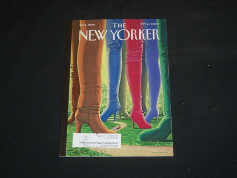 2009 SEPTEMBER 14 THE NEW YORKER MAGAZINE - ILLUSTRATED COVER - NY 2151