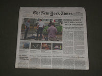 2016 SEP 20 NEW YORK TIMES - NY/NJ BOMBING SUSPECT SHOT & CAUGHT AFTER MANHUNT