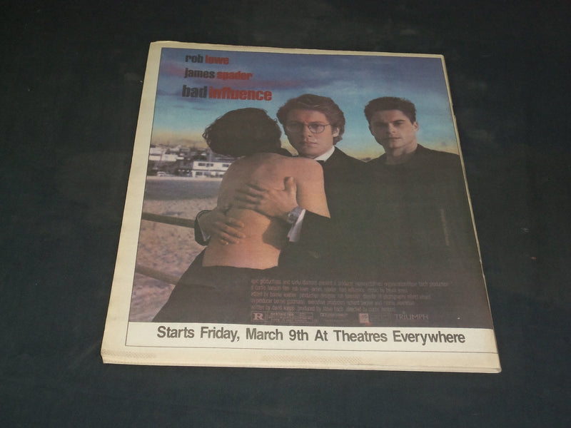 1990 MARCH 9 BAM MAGAZINE ISSUE NO. 328 - PAUL MCCARTNEY COVER - SP 2953