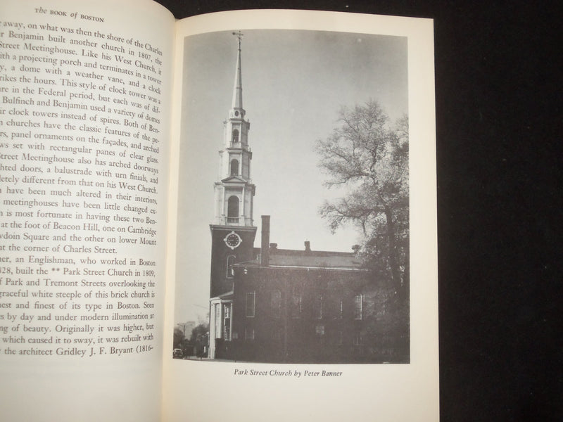 1961 THE BOOK OF BOSTON THE FEDERAL PERIOD HARDCOVER BOOK-MARJORIE ROSS- KD 9229