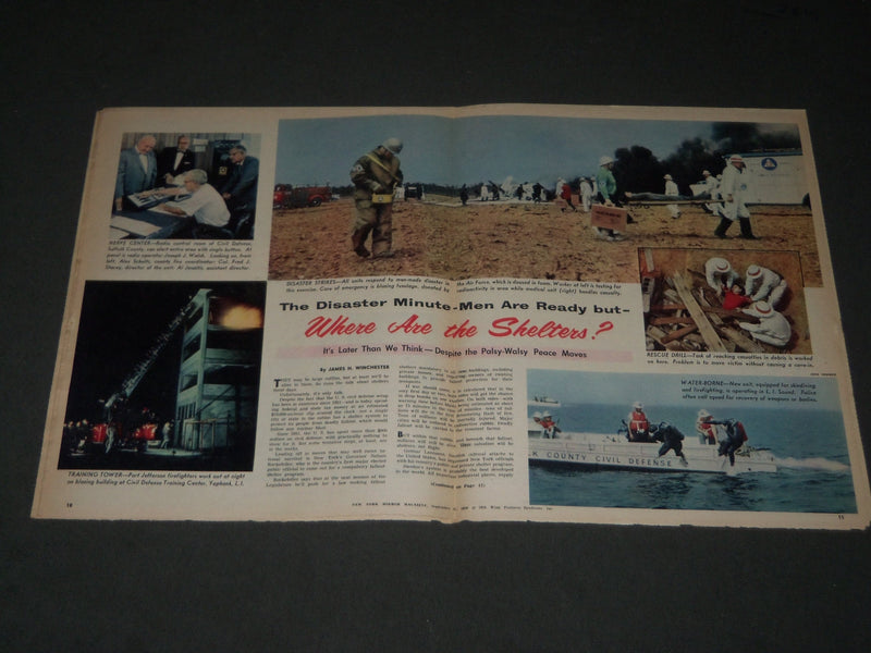 1959 SEPT NEW YORK MIRROR MAGAZINE SECTION - CARROLL BAKER COVER - J 2950
