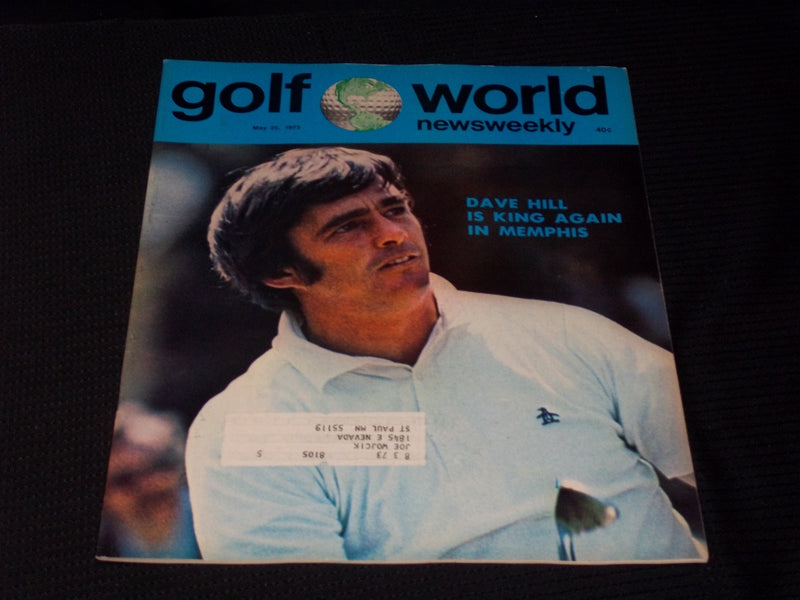 1973 MAY 25 GOLF WORLD NEWSWEEKLY MAGAZINE - DAVE HILL - E 6123