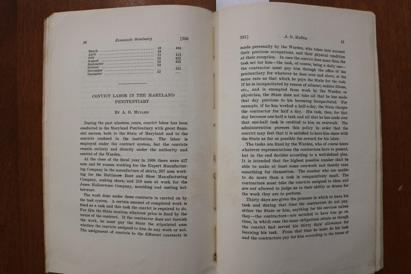 1909 APRIL THE JOHNS HOPKINS UNIVERSITY CIRCULAR SOFTCOVER BOOK - K 3159