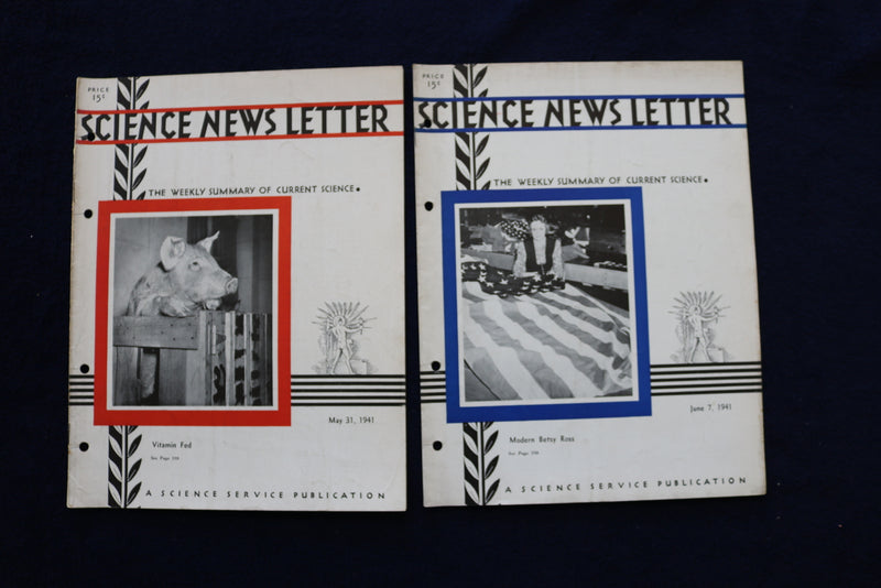 1941 SCIENCE NEWS LETTER - LOT OF 27 - O 3422