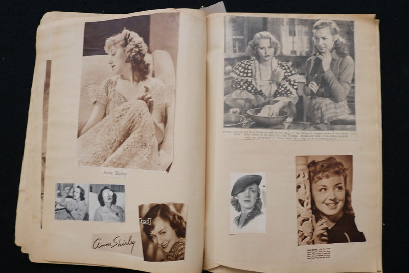 MOVIE STARS SCRAPBOOK - BETTY GRABLE - ANNE SHIRLEY - E 24904