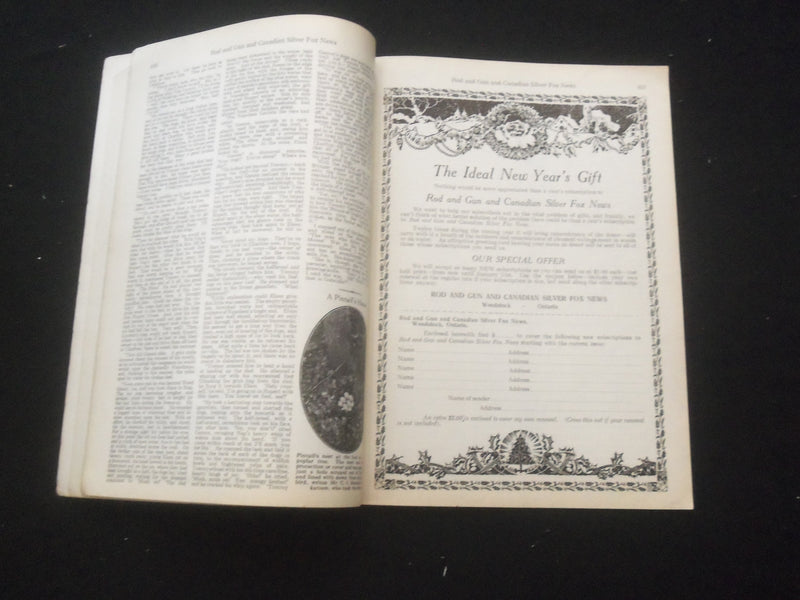 1928 JANUARY ROD AND GUN MAGAZINE - NICE COVER, ARTICLES & PHOTOS - SP 6377I