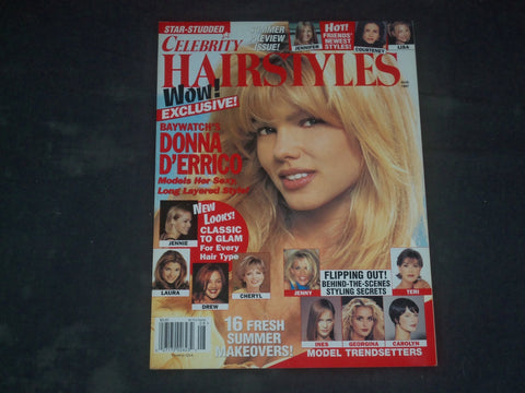 1997 AUGUST CELEBRITY HAIRSTYLES MAGAZINE - DONNA D'ERRICO COVER - B 562