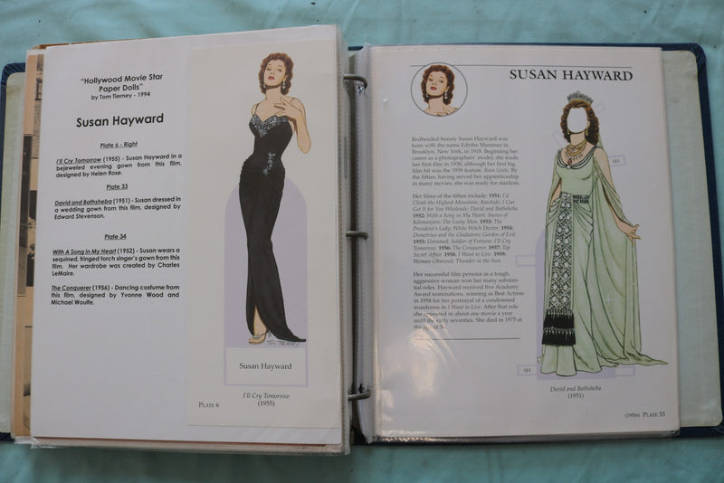 SUSAN HAYWARD SCRAPBOOK - E 26487