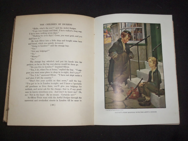 1931 THE CHILDREN OF DICKENS HARDCOVER BOOK BY SAMUEL MCCHORD CROTHERS - KD 9281