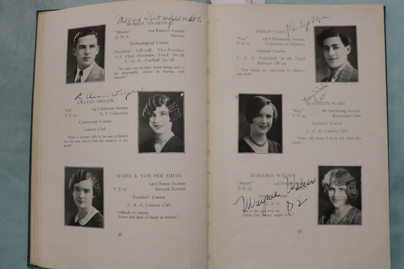 1929 JANUARY THE QUILL LINCOLN HIGH SCHOOL YEARBOOK - JERSEY CITY, NJ - YB 3584