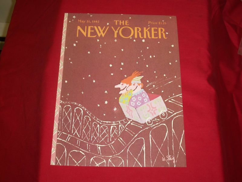1982 MAY 31 NEW YORKER MAGAZINE FRONT COVER ONLY - GREAT ART FOR FRAMING
