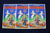 1980'S-1990'S BUSCH ROLAND CIRCUS PROGRAMS - GERMAN - LOT OF 12 - O 3515