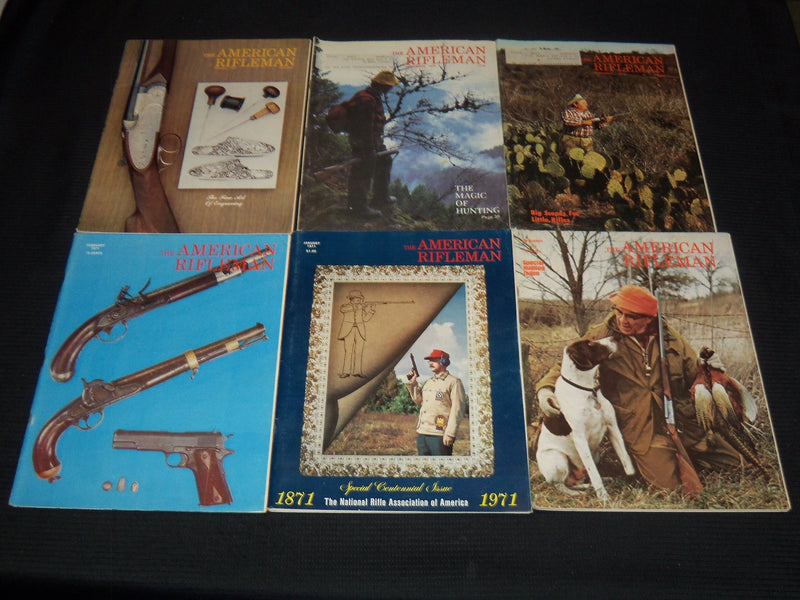 1967-1976 THE AMERICAN RIFLEMAN MAGAZINEs LOT OF 26 ISSUES - NICE ADS - WR 104J